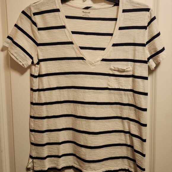 Madewell Tops - Item #:3 Size: S Brand: Madewell Color: White with navy strips